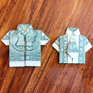 ORIGAMI BUNDLE - Handmade DOLLAR Gift Art $1 Bill New Uncirculated Money